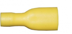 Buy Yellow Female Spade 9.5mm Fully Insulated Electrical Connectors | Qty: 100 -  for sale