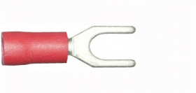 Buy Red Fork 3.7mm 4BA | Crimp Terminals | Qty: 100 -  for sale