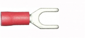 Buy Red Fork 4.3mm 3BA | Crimp Terminals | Qty: 100 -  for sale