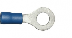 6.4mm Blue Ring Terminals | 0BA | Qty: 100 - 
