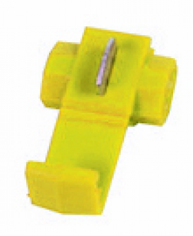 Yellow Low Voltage Connector - Qty 100 - 