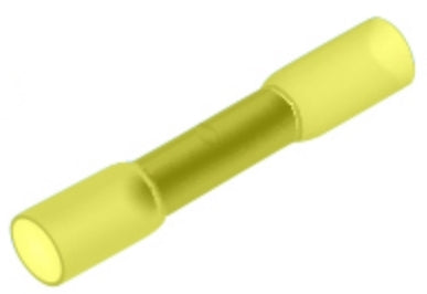Yellow Heat Shrink Butt Connectors | Qty: 100 - 