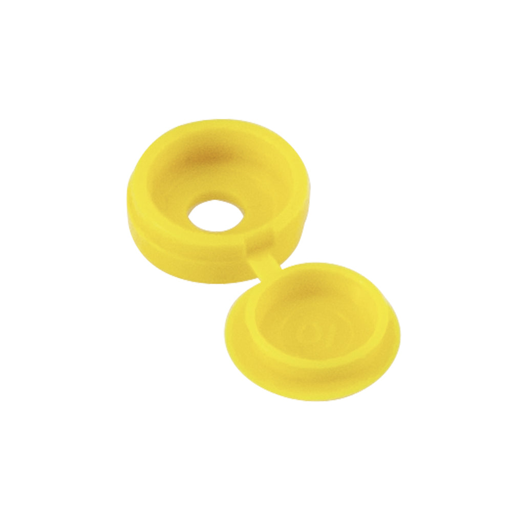 Yellow Number Plate Screw Hinged Flip Top | Qty: 500 - 